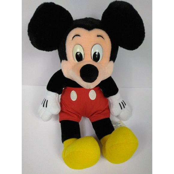 VINTAGE Disneyland Walt Disney World Mickey Mouse Plush Stuffed Animal 14" 1980s - Picture 11 of 11